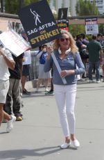 VVIRGINIA MADSEN at Fox Studios for SAG AFTRA Strike in Los Angeles 08/01/2023