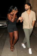 WHITNEY ADEBAYO Arrives at Libertine Nightclub in London 08/06/2023