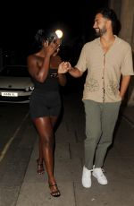WHITNEY ADEBAYO Arrives at Libertine Nightclub in London 08/06/2023