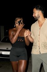 WHITNEY ADEBAYO Arrives at Libertine Nightclub in London 08/06/2023