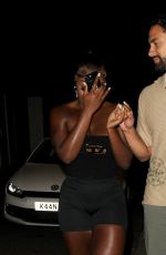 WHITNEY ADEBAYO Arrives at Libertine Nightclub in London 08/06/2023