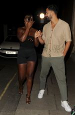 WHITNEY ADEBAYO Arrives at Libertine Nightclub in London 08/06/2023