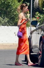 WHITNEY PORT Arrives at Her Home in Studio City 08/03/2023