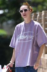 WHITNEY PORT in a Baggy Clothing Out in Los Angeles 08/08/2023