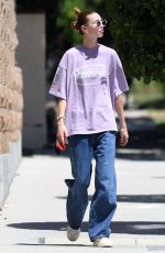 WHITNEY PORT in a Baggy Clothing Out in Los Angeles 08/08/2023