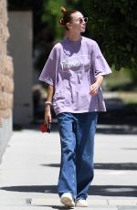 WHITNEY PORT in a Baggy Clothing Out in Los Angeles 08/08/2023