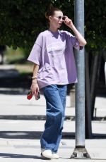 WHITNEY PORT in a Baggy Clothing Out in Los Angeles 08/08/2023