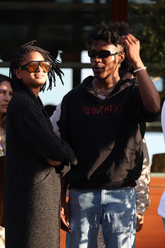 WILLOW SMITH and De’Wayne Leaves Ddinner in Malibu 07/30/2023
