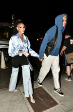 WINNIE HARLOW and Kyle Kuzma Arrives at Dave Chapelle