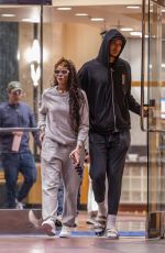 WINNIE HARLOW and Kyle Kuzma on a Date Night in Calabasas 07/31/2023