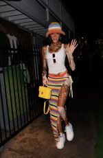 WINNIE HARLOW Night Out in Los Angeles 08/15/2023
