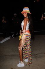 WINNIE HARLOW Night Out in Los Angeles 08/15/2023