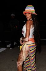 WINNIE HARLOW Night Out in Los Angeles 08/15/2023