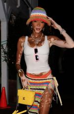 WINNIE HARLOW Night Out in Los Angeles 08/15/2023