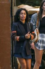 YARA SHAHIDI Out with a Friend in New York 08/28/2023 
