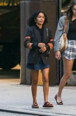 YARA SHAHIDI Out with a Friend in New York 08/28/2023 