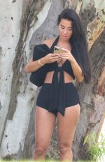 YAZMIN OUKHELLOUN Out with Friends on Vacation in Marbella 08/16/2023