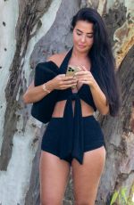 YAZMIN OUKHELLOUN Out with Friends on Vacation in Marbella 08/16/2023