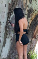 YAZMIN OUKHELLOUN Out with Friends on Vacation in Marbella 08/16/2023