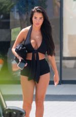 YAZMIN OUKHELLOUN Out with Friends on Vacation in Marbella 08/16/2023