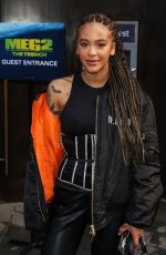 YINKA BOKINNI Arrives at Meg 2: The Trench Special Fan Screening in London 08/02/2023