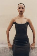 ZOE SALDANA for Net-a-porter, August 2023
