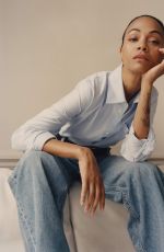 ZOE SALDANA for Net-a-porter, August 2023