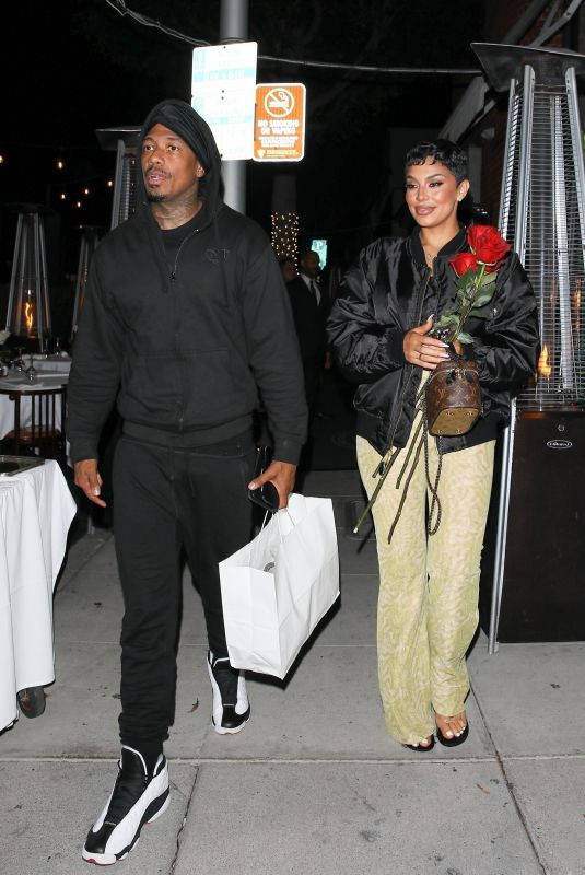 ABBY DE LA ROSA and Nick Cannon Leaves Mr Chow in Beverly Hills 09/18/2023