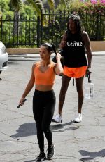 AIMEE AGUILAR Out with a Friend in Los Angeles 09/11/2023
