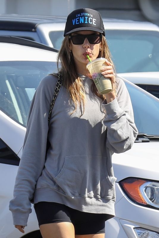 ALESSANDRA AMBROSIO Arrives at Dermacare in Tarzana 09/14/2023