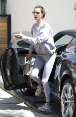ALESSANDRA AMBROSIO Arrives for Her Daily Workout Session in West Hollywood 08/31/2023