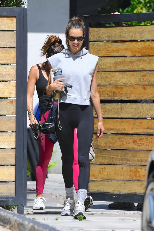 ALESSANDRA AMBROSIO Heading to a Gym in Beverly Hills 09/12/2023