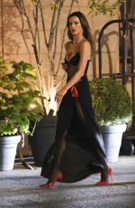 ALESSANDRA AMBROSIO Night Out at Milan Fashion Week 09/19/2023