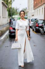 ALESSANDRA AMBROSIO Out at Milan Fashion Week 09/21/2023