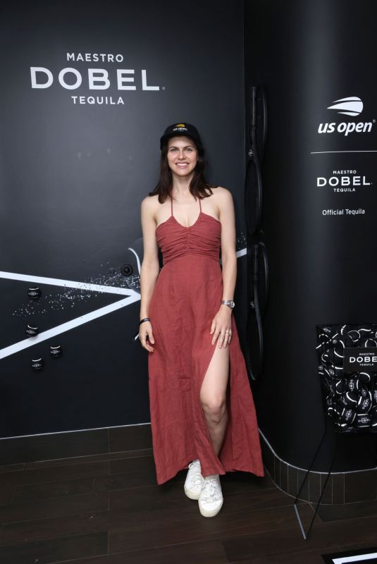 ALEXANDRA AMBROSIO at US Open with Maestro Dobel Tequila in New York 09/09/2023