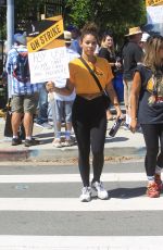 ALEXANDRA SHIPP at SAG Strike at Paramount Studios in Hollywood 09/08/2023