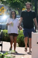 ALI WONG and Bill Hader Out for Smoothie at Erewhon Market in Los Angeles 09/07/2023