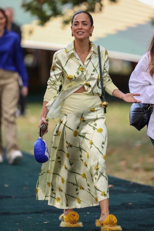 ALICE BRAGA at Burberry SS24 Collection Catwalk Show at London Fashion Week 09/18/2023