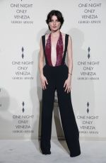 ALICE PAGANI at Giorgio Armani One Night in Venice Photocall 09/02/2023