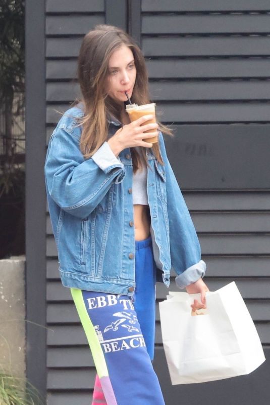 ALISON BRIE Out for Morning Coffee in Los Feliz 09/15/2023