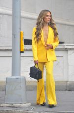 ALLISON HOLKER Out at NYFW in New York 09/11/2023