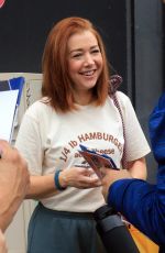 ALYSON HANNIGAN Leaves Dance Studio in Hollywood 09/16/2023