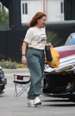 ALYSON HANNIGAN Leaves Dance Studio in Hollywood 09/16/2023