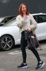 ALYSON HANNIGAN Leaves Dancing With The Stars Rehearsal Studio in Los Angeles 09/29/2023