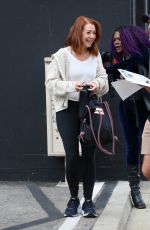 ALYSON HANNIGAN Leaves Dancing With The Stars Rehearsal Studio in Los Angeles 09/29/2023