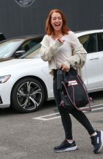 ALYSON HANNIGAN Leaves Dancing With The Stars Rehearsal Studio in Los Angeles 09/29/2023