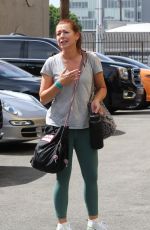 ALYSON HANNIGAN Leaves Dancing with the Stars Studio in Los Angeles 09/27/2023