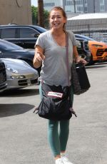 ALYSON HANNIGAN Leaves Dancing with the Stars Studio in Los Angeles 09/27/2023