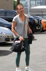 ALYSON HANNIGAN Leaves Dancing with the Stars Studio in Los Angeles 09/27/2023