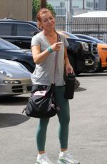 ALYSON HANNIGAN Leaves Dancing with the Stars Studio in Los Angeles 09/27/2023